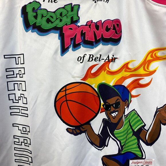 Headgear Classics The Fresh Prince of Bel-Air Basketball Jersey 3XL - Picture 2 of 5